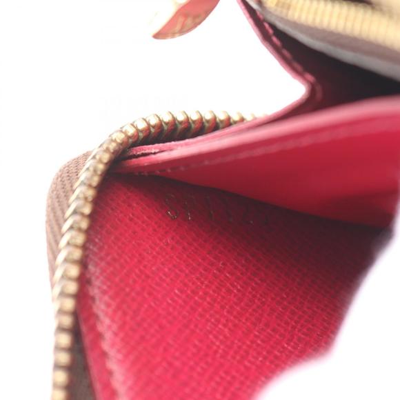 Louis Vuitton Wallet Brown Portefeuille Clemence Fuchsia Long - Picture 5 of 7